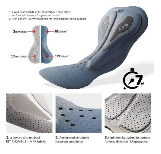 AGrade Pro Bib Cycling Kit - Elastic Interface Chamois (NEW)