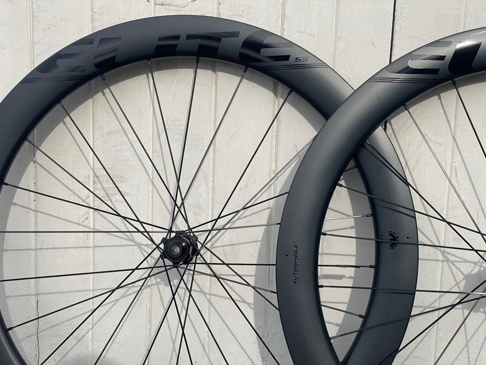Elitewheels ENT Carbon Clincher DISC 50mm Wheelset - 11 Speed (NEW)
