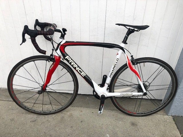 Pinarello Prince Carbon Campag Record (Shamal Wheels) - Large