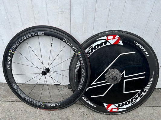 Vision Metron/Planet X Solid Disc Tubs Wheelset Combo - 11 Spd