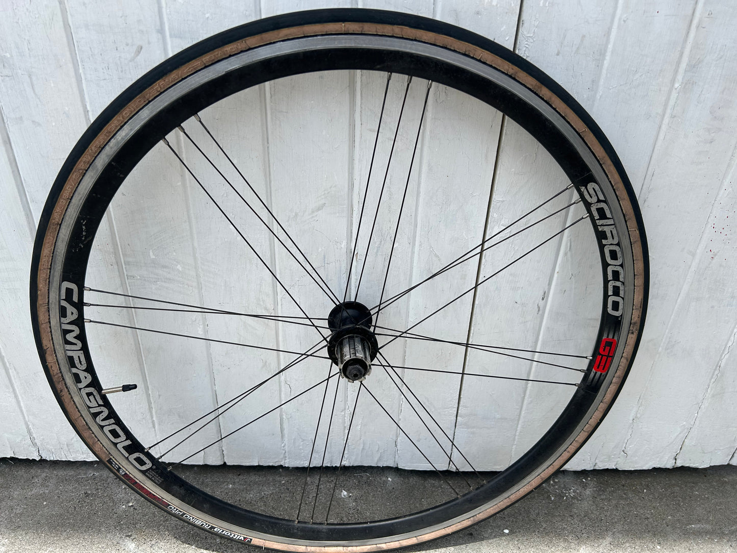 Campagnolo Scirocco G3 alloy clincher Rear Wheel - 10 Spd