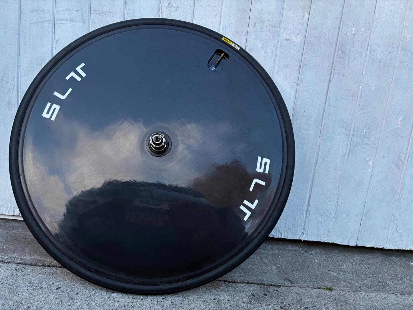 SLT Solid Disc Tubular Rear Rim TT wheel - 11 Spd