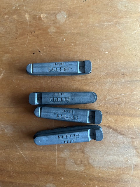 Swiss stop/Zipp Carbon Pads x2 pairs (USED)