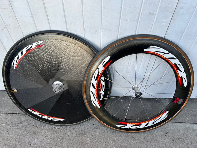 Zipp Solid Disc/80mm Carbon Tub Combo Wheelset - 10 Speed