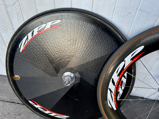 Zipp Solid Disc/80mm Carbon Tub Combo Wheelset - 10 Speed