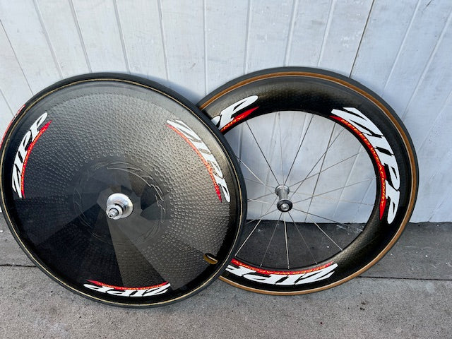 Zipp Solid Disc/80mm Carbon Tub Combo Wheelset - 10 Speed