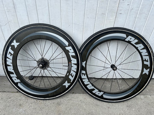 Planet X 80/100mm full carbon Tubular wheels