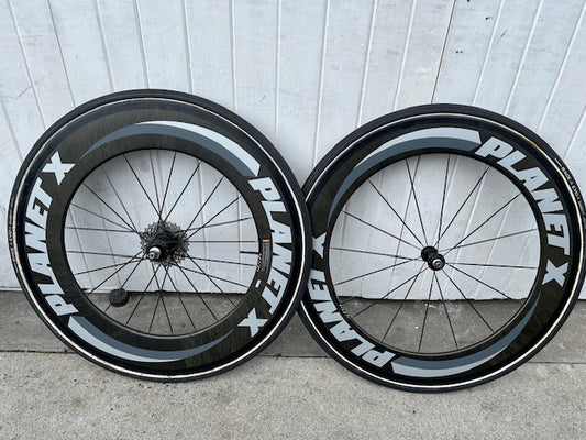 Planet X 80/100mm full carbon Tubular wheels