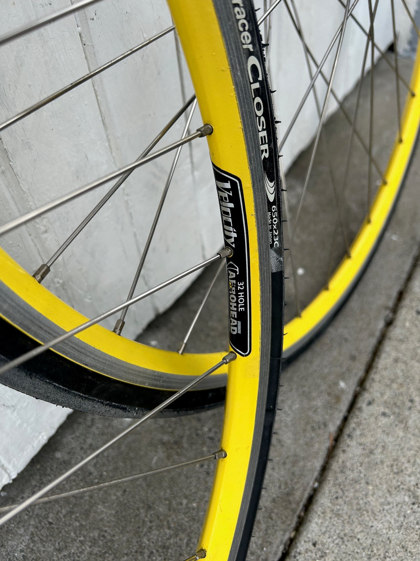 650b Wheelset - Velocity Aerohead