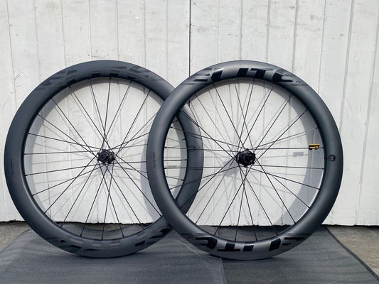 Elitewheels Carbon Clincher ENT DISC 50mm Wheelset - 11 Speed (NEW IN STOCK)
