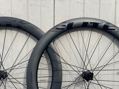 Elitewheels Carbon Clincher ENT DISC Wheelset - 11 Speed IN STOCK