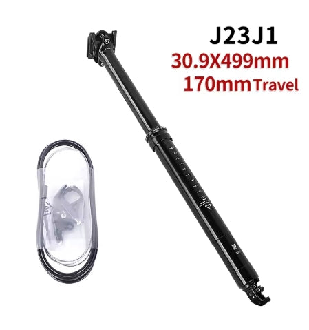 Tranz-x Dropper Seatpost 30.9mm or 31.6mm Hydraulic - Cable Actuated (EA)