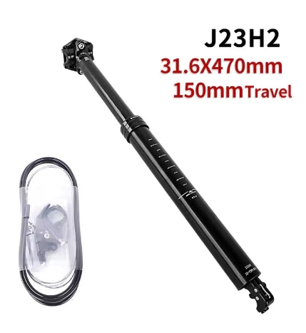 Tranz-x Dropper Seatpost 30.9mm or 31.6mm Hydraulic - Cable Actuated (EA)