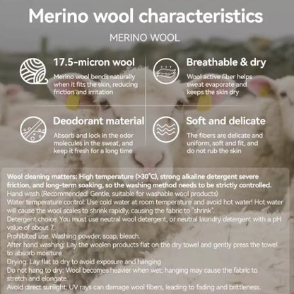 ROCKBROS Mens Merino/Tencel Longsleeve Cycling Jersey (NEW)