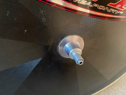Zipp 650b Carbon Disc rear wheel - 10 Speed (new spare tyre and mastic)