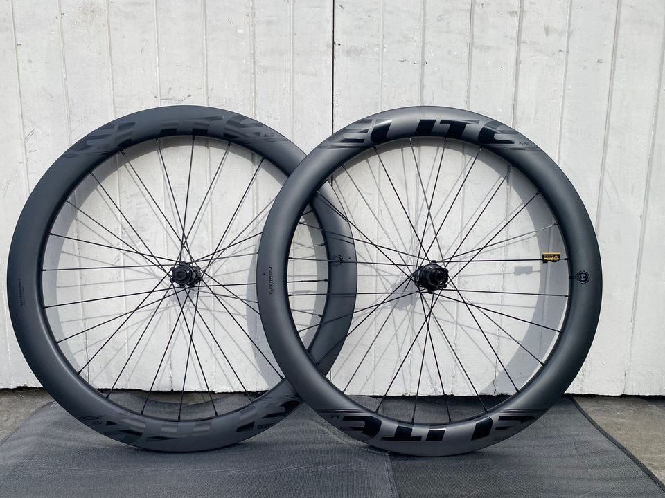 Elitewheels ENT Carbon Clincher DISC 50mm Wheelset - 11 Speed (NEW)