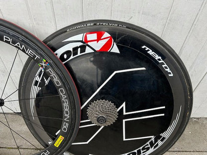 Vision Metron/Planet X Solid Disc Tubs Wheelset Combo - 11 Spd
