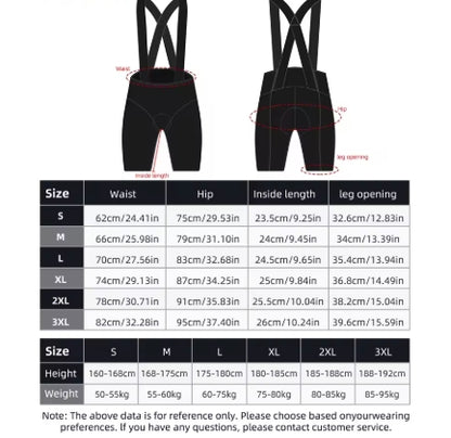 Cheji Men's Cycling Bib Shorts (NEW) - Blue