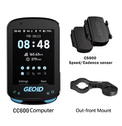 GEOID CC600 GPS Bike Smart Computer with Speed & Cadence Sensors (NEW)