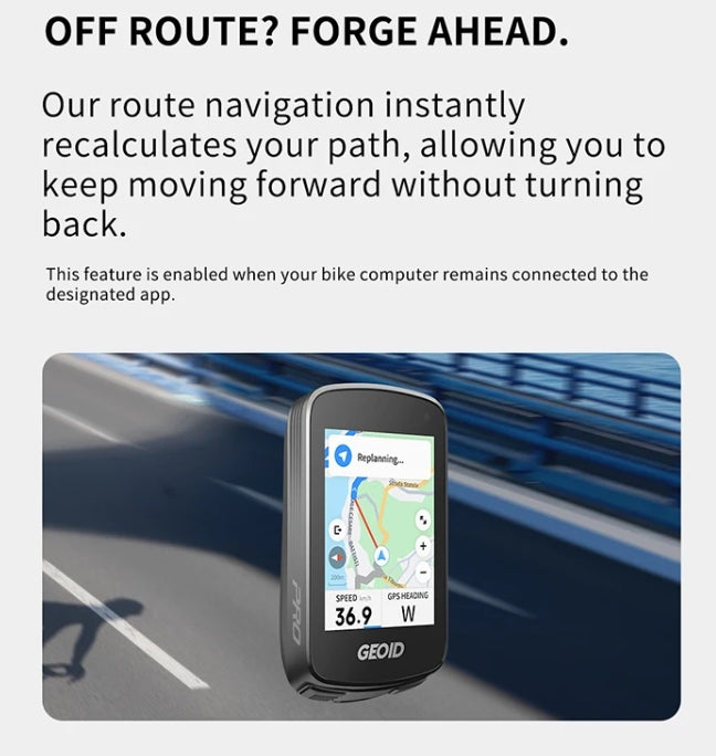 GEOID CC700 Pro Touchscreen GPS Bike Computer (NEW)