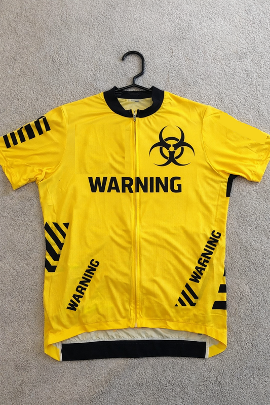 Warning Road Cycling Jersey (NEW)