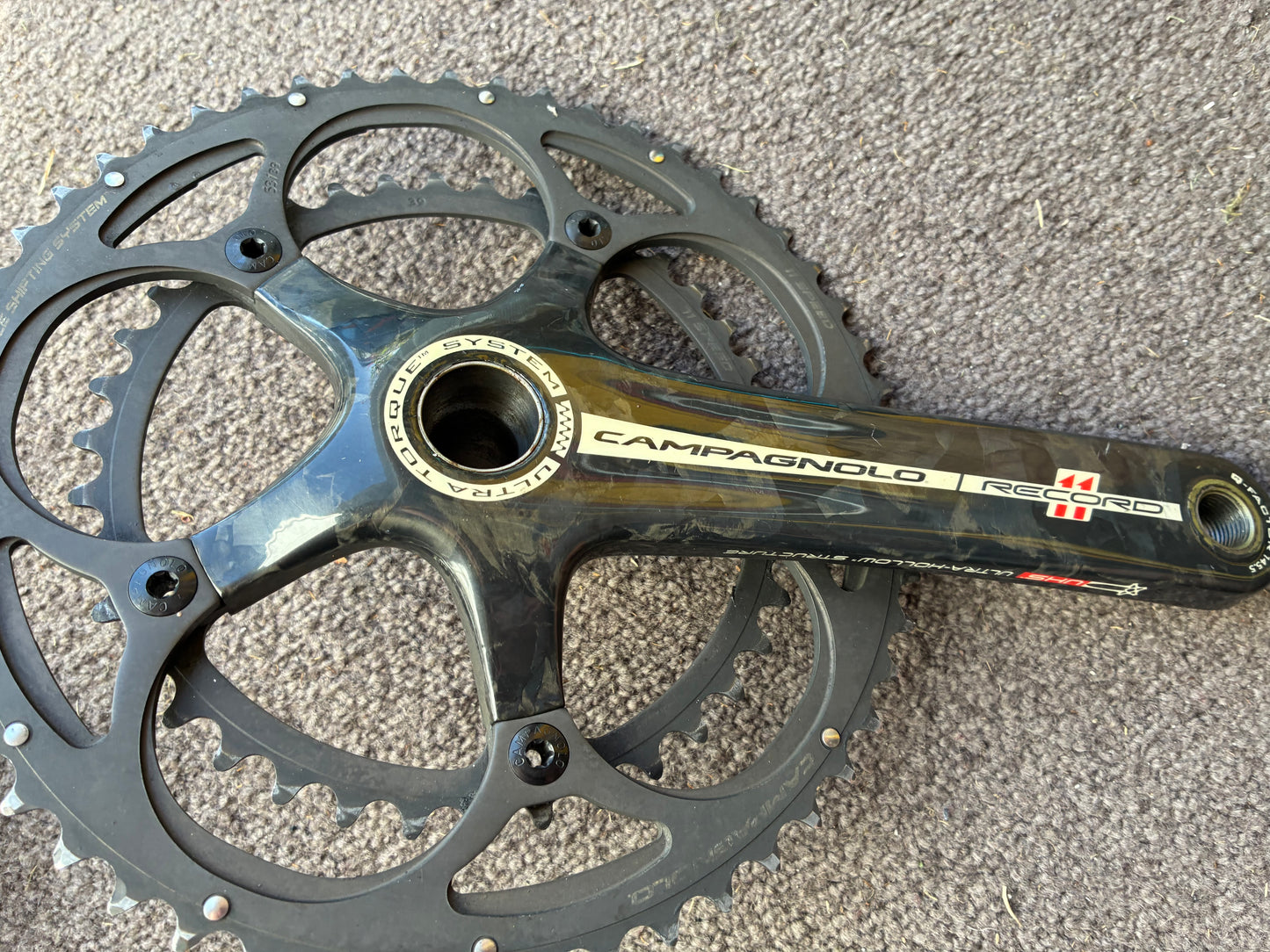 Campag Record Crank Carbon - 11 Spd