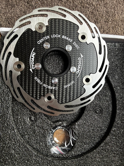 CYCLAMI Carbon Fiber Center Lock Brake Disc Rotors