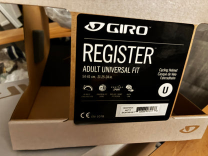 Giro Register Helmet - Medium/Large (NEW)