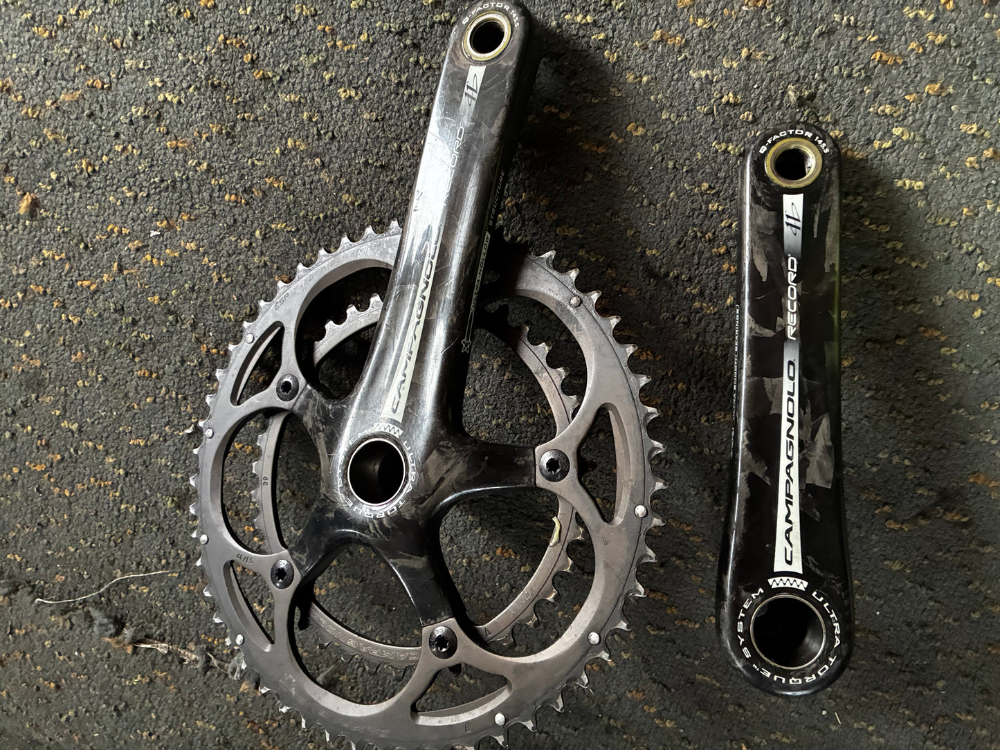 Campag Record Crank Carbon - 11 Spd