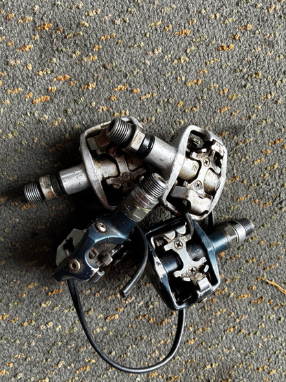 MTB pedals - Shimano SPD fitting (two pairs)