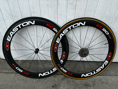 Easton EA 90 55mm Carbon Tubs Wheelset - 10 Spd