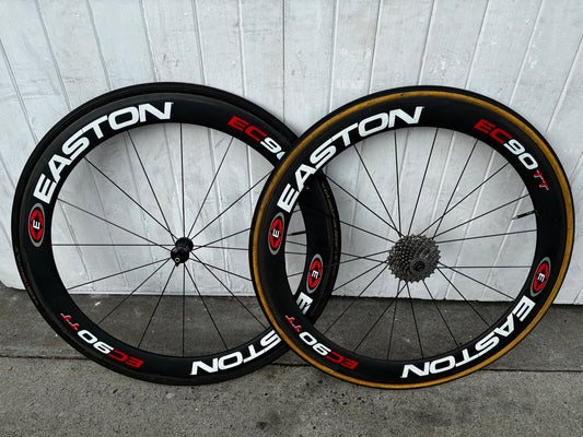 Easton EA 90 55mm Carbon Tubs Wheelset - 10 Spd