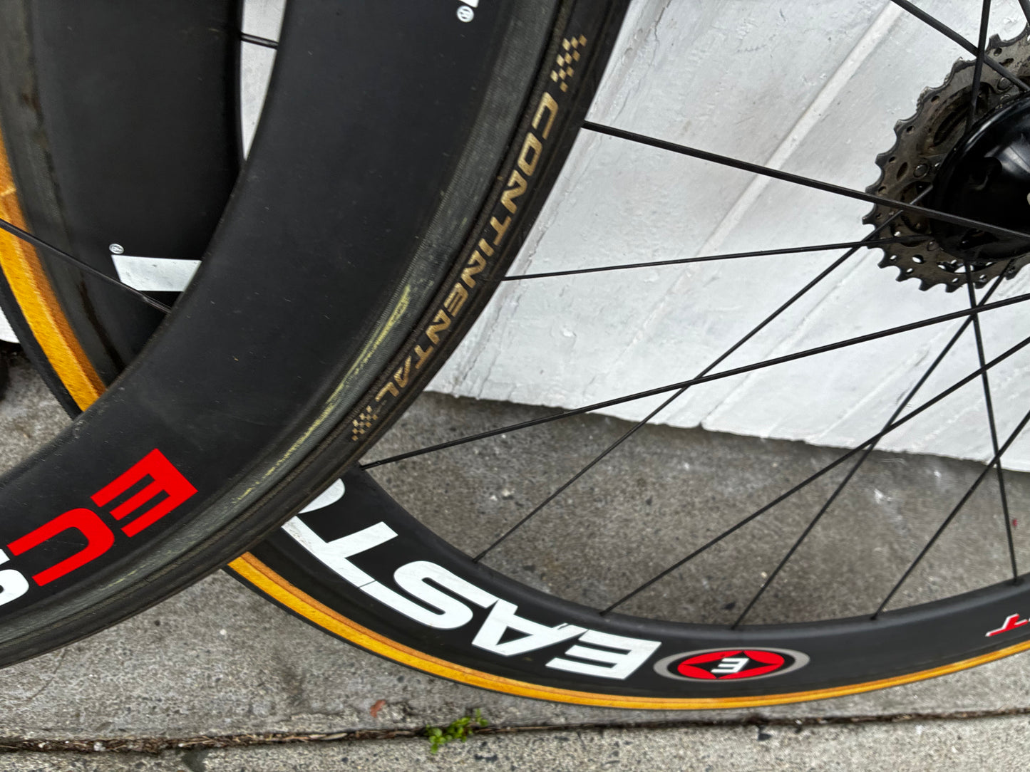 Easton EA 90 55mm Carbon Tubs Wheelset - 10 Spd