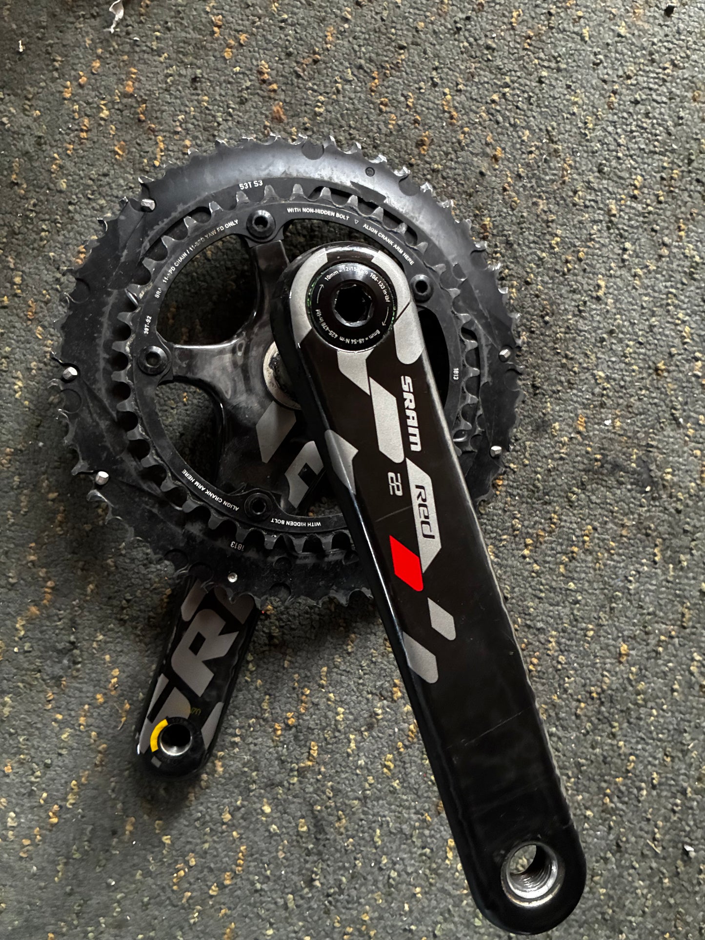 SRAM Red Carbon Crank 11/53T - 11 Spd
