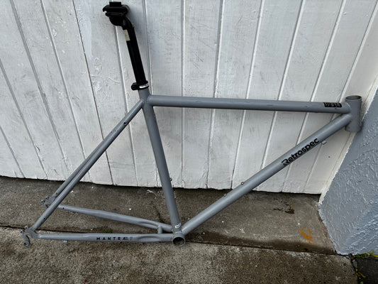 Retrospec Mantra 7 Retro Steel Gravel Rim Frame - Medium