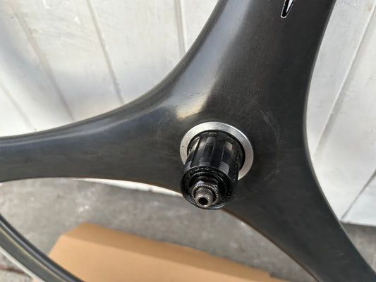 Spin TriSpoke Rear Carbon wheel - 10 Spd