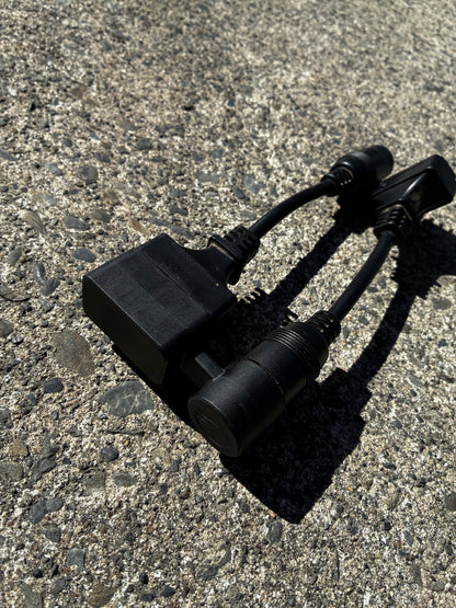 Giant Trance E-Bike car hitch charger adaptors x2