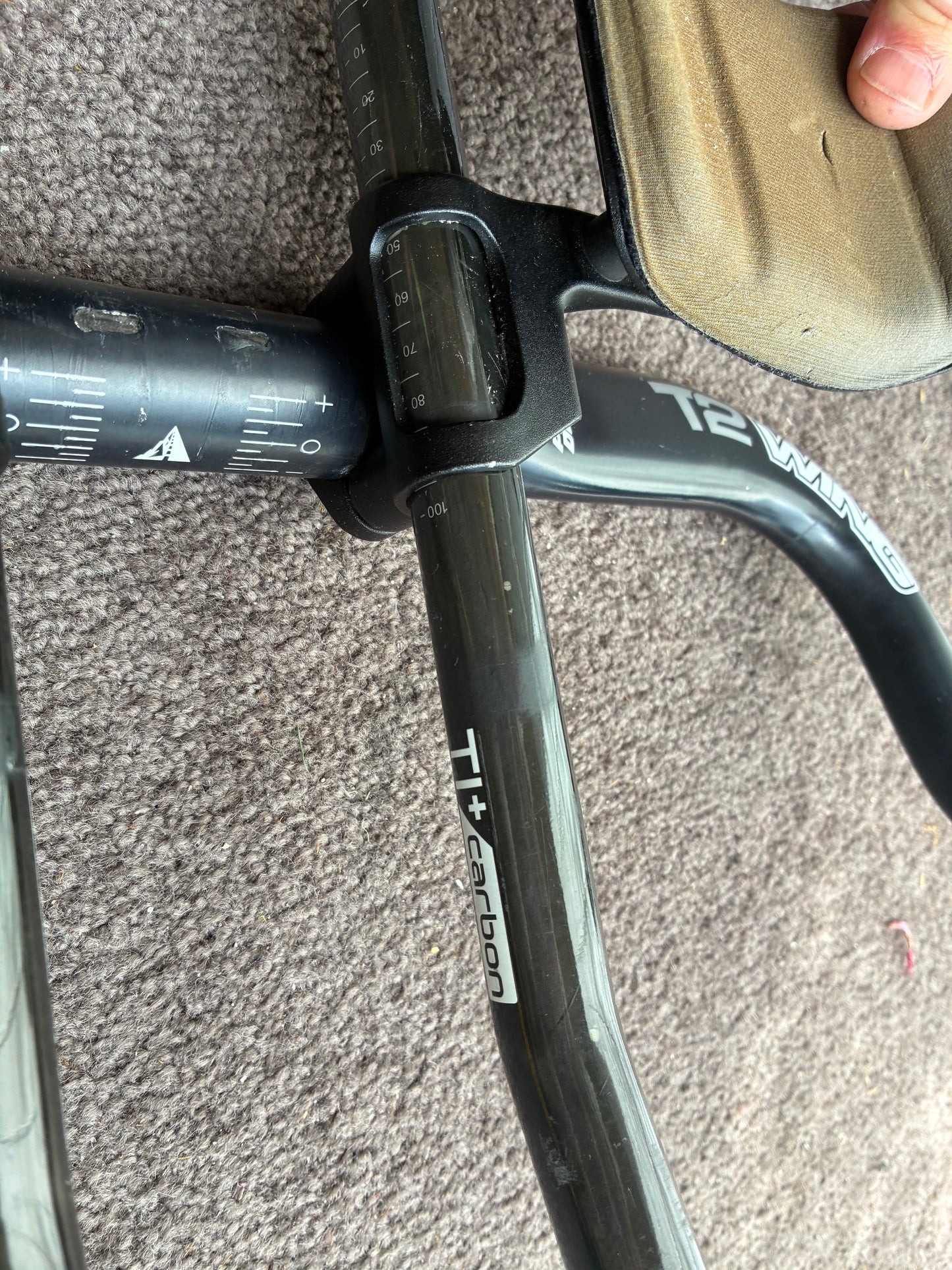 T Wing TT Cockpit with Profile Design Carbon Extensions