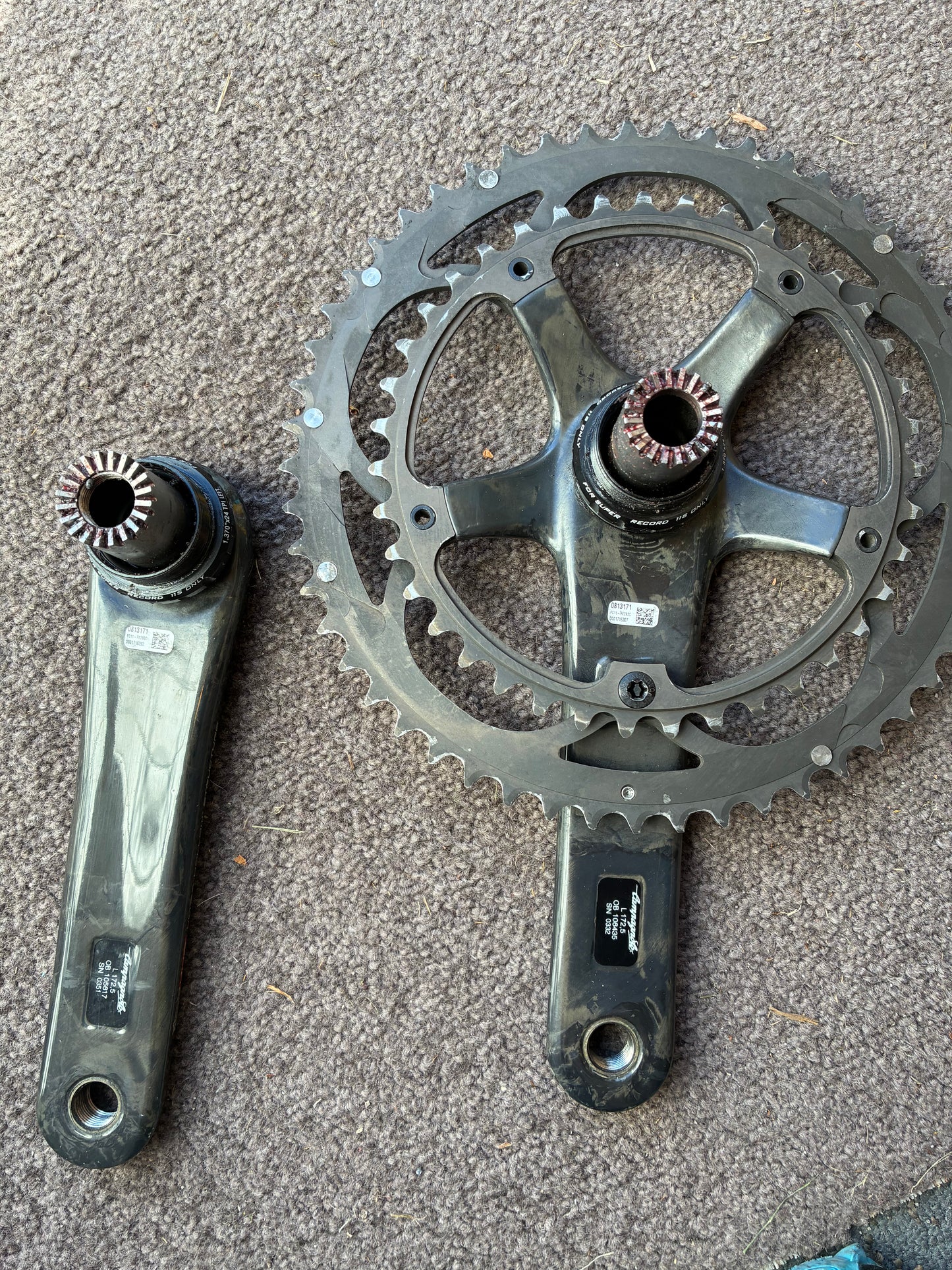 Campag Record Crank Carbon - 11 Spd