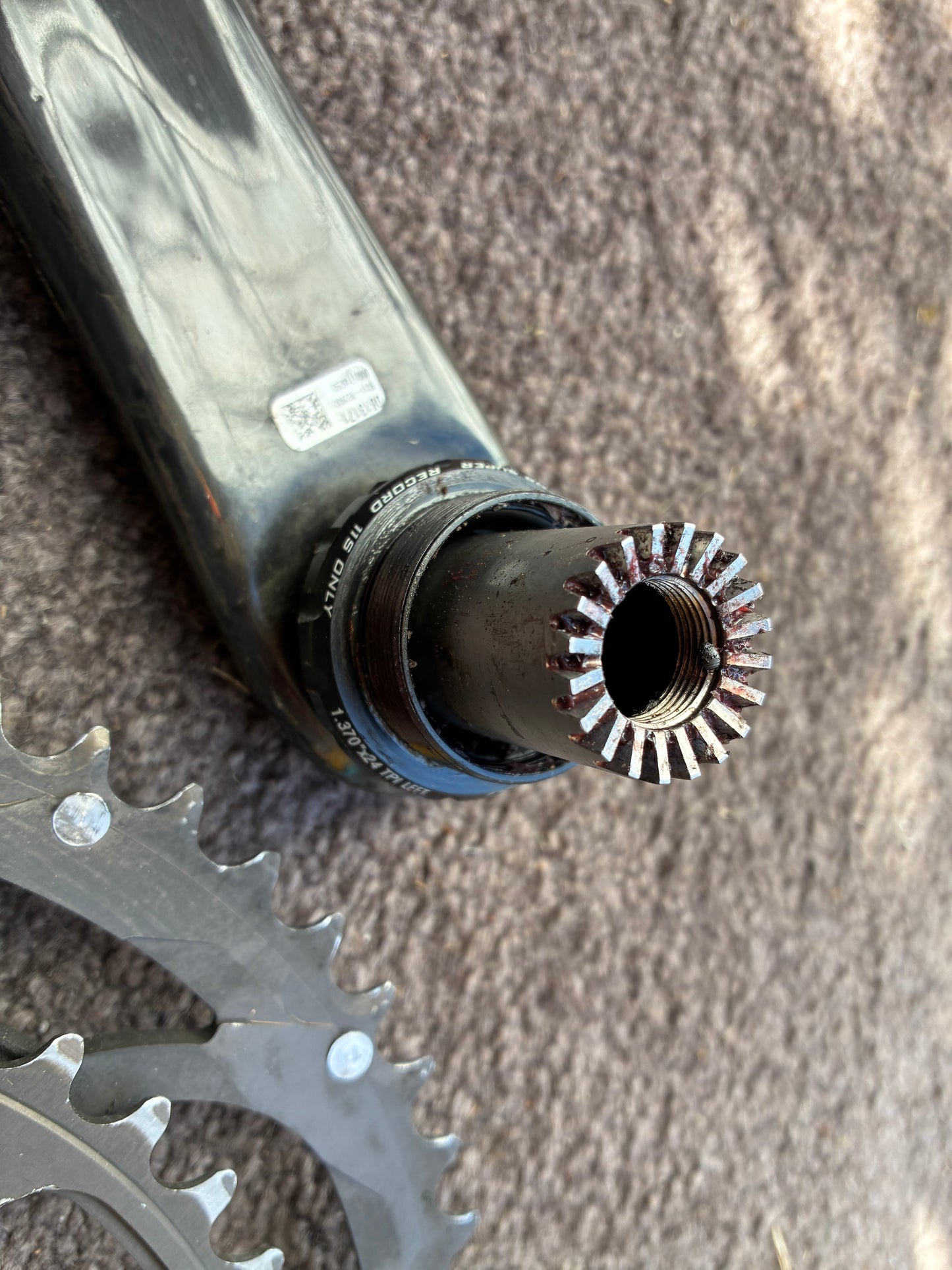 Campag Record Crank Carbon - 11 Spd