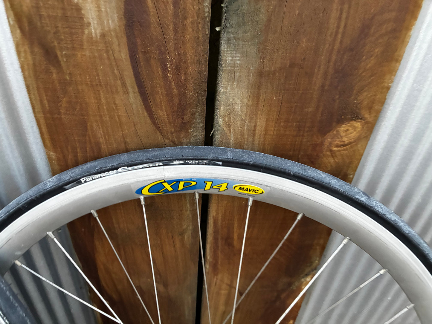 650b Wheelset with rear dish covers - Mavic CXP 14
