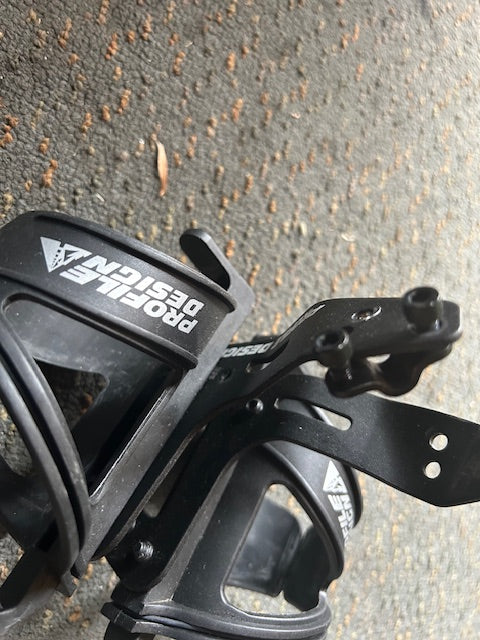 Profile Design Dual cage holder and Bottle Cages X2