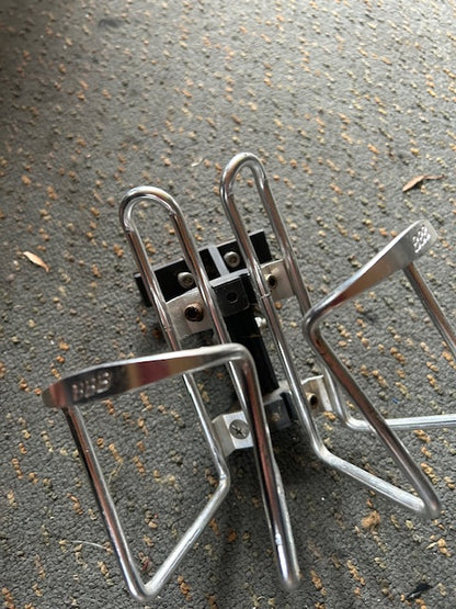 Dual TT cage holder and alloy bottle cages X2