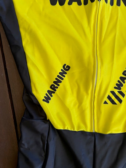 'Warning' Pro Trisuit - One piece cycling kit (NEW)