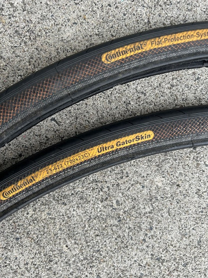Conti Gatorskin tyres (pair) - 23mm