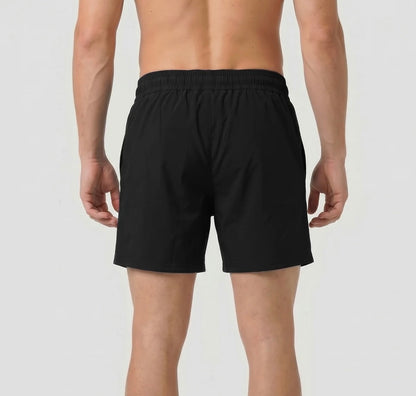 OXYFIT MENS QUAD SHORTS - TRUE BLACK (NEW) Oxyfit