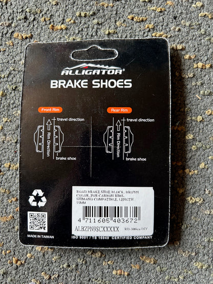 Alligator Carbon Pads - x2 pairs (NEW)