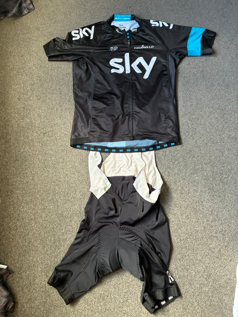 Rapha Team Sky Pinarello Cycling Kit (Used)