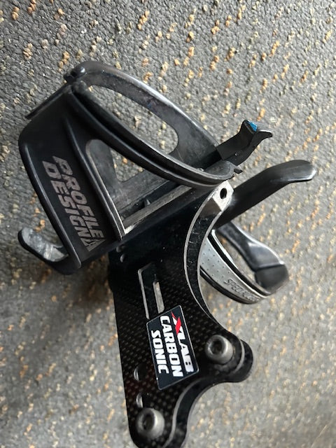 XLab Carbon Sonic dual bottle cage holder - Used