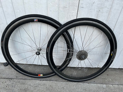 Zipp VcLc 50mm Carbon Clincher Wheelset - 10 Spd